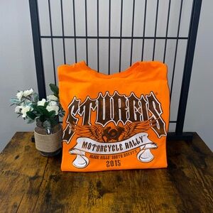Orange Sturgis Motorcycle Rally T-Shirt